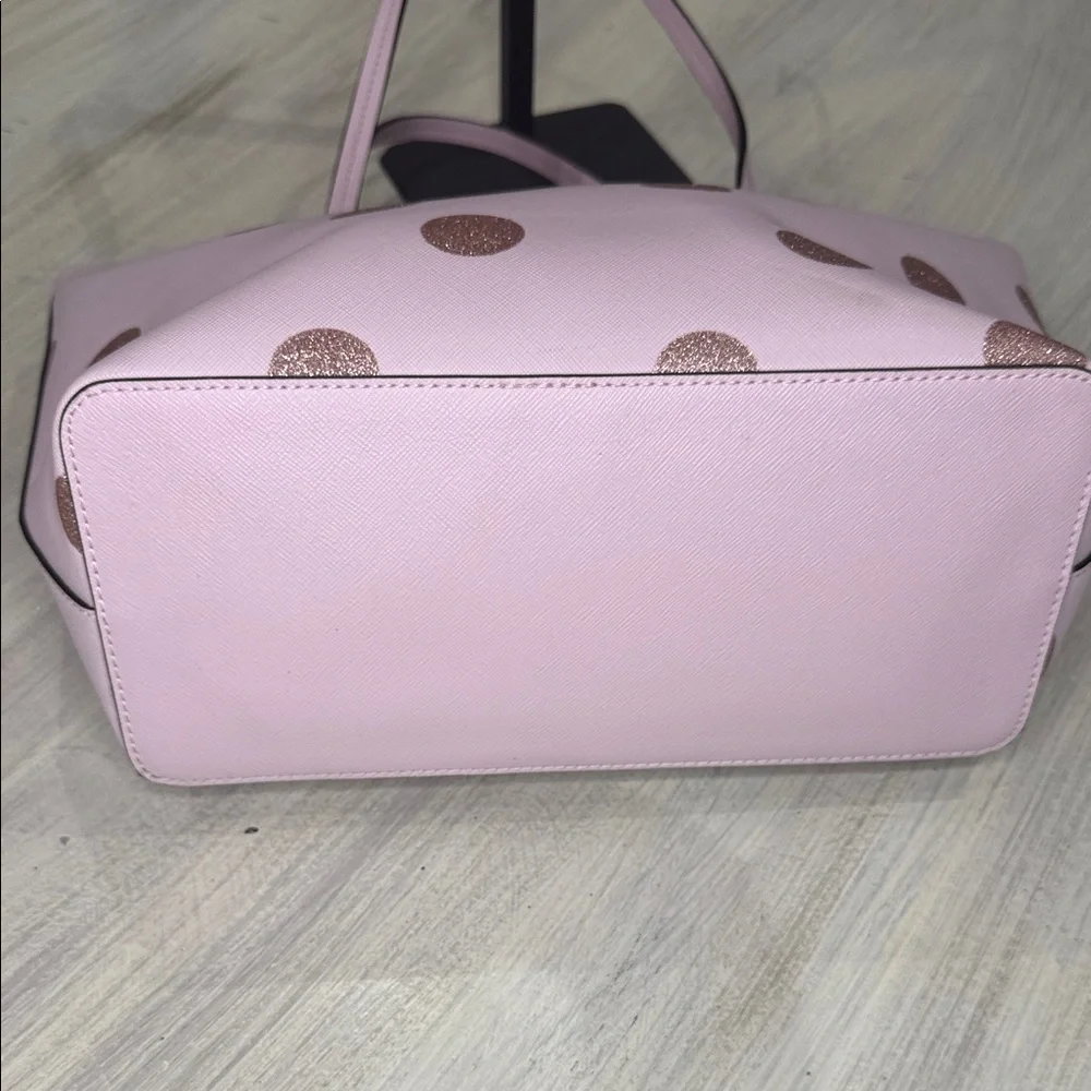 Kate Spade Pink Tote with Glitter Polka Dots ❤️